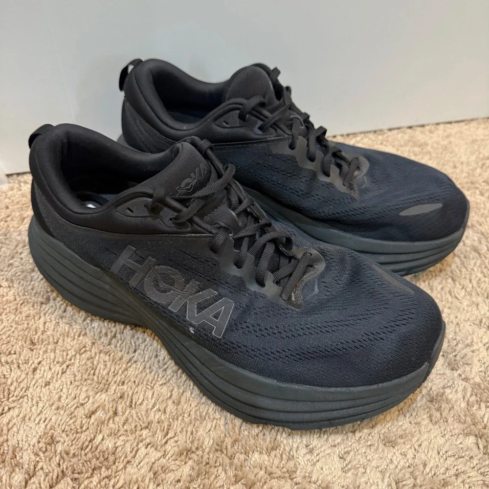 HOKA Men's Black Cushioning Running Shoe - Picture 3 of 8